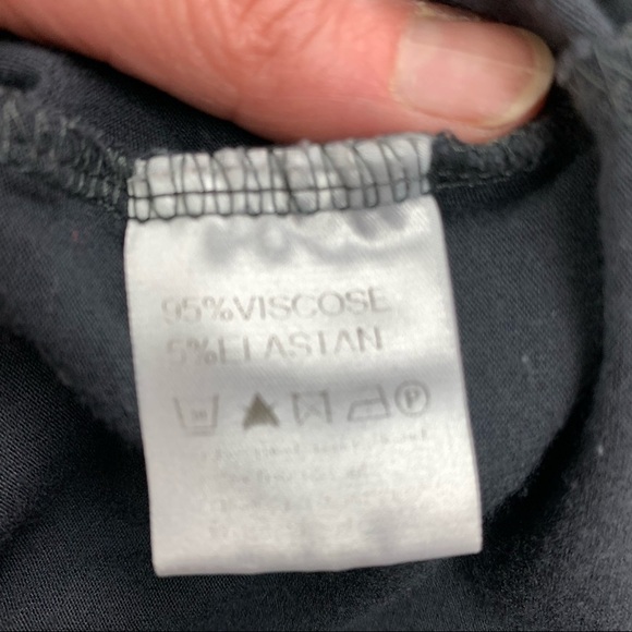 happy mama maternity charcoal t-shirt dress small - Picture 5 of 5